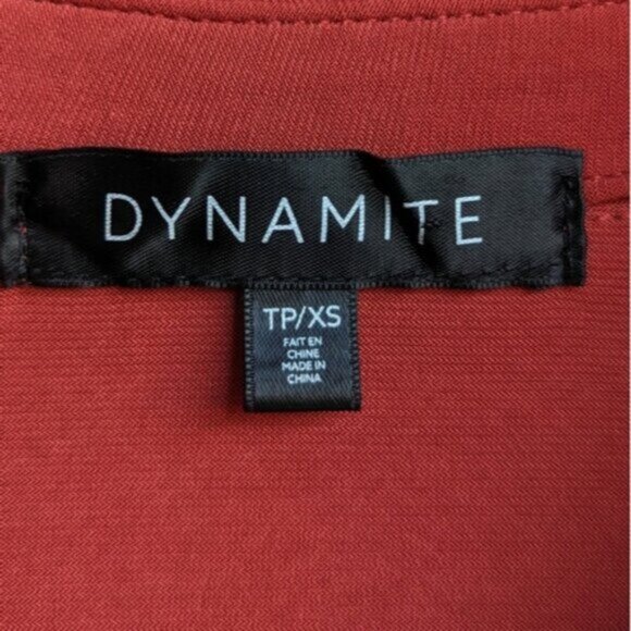 Dynamite rust orange long sleeve button down maxi dress - Picture 5 of 5